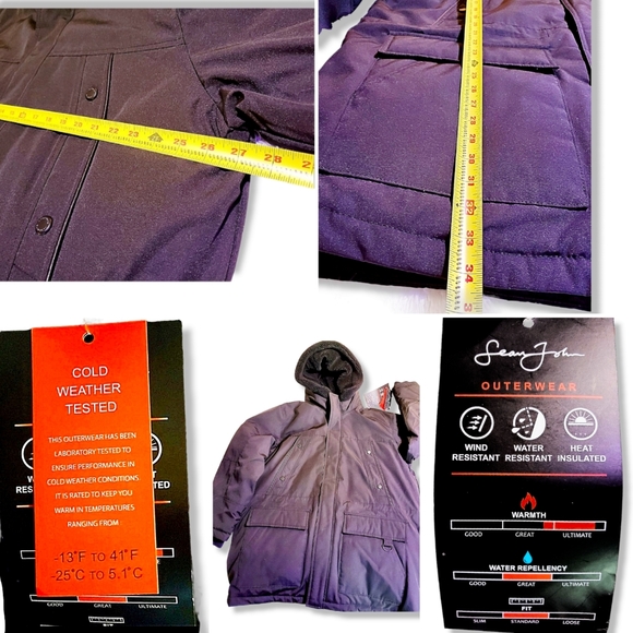 New with tags Men's XL Sean John hooded bomber jacket - Picture 2 of 16